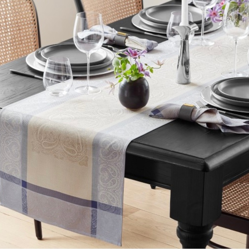 Williams Sonoma Jacquard Madrid Table Runner